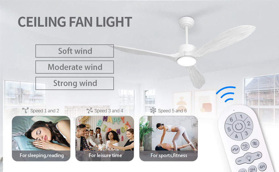 Ceiling fan light remote control