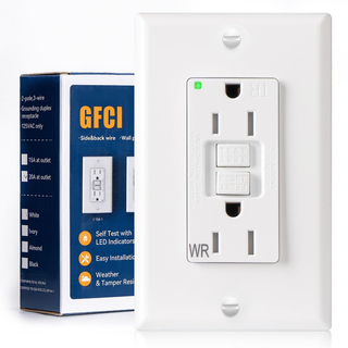 IFZO GFCI Outlet 15 Amp with Thinner Design