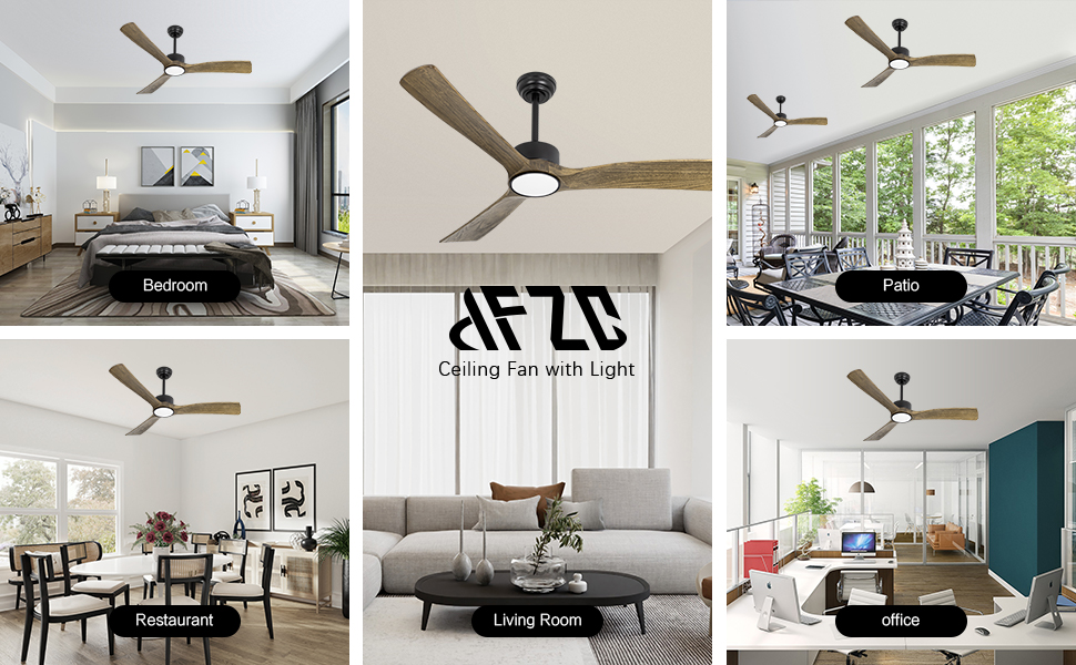 Amber Ceiling Fan Light