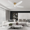 Ceiling Fan with Remote 52 Inch 5 Dual Blades White