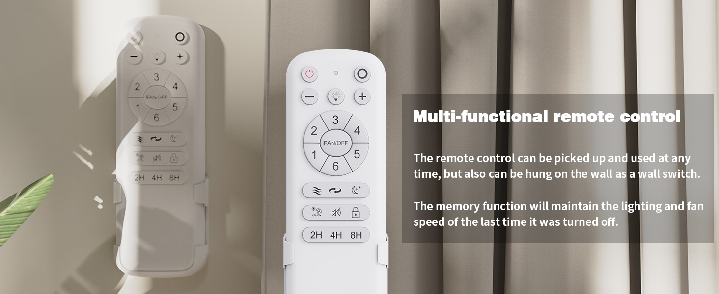 Ceiling fan light remote control