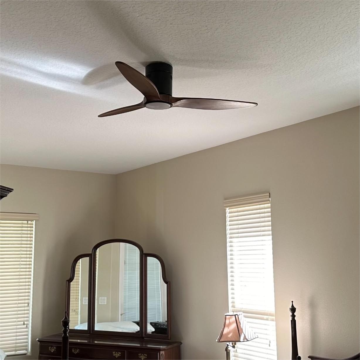 Brown ceiling fan light