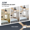 Wood Ceiling Fans 52in with Lights And Remote