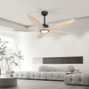 5 Wood Blades Ceiling Fan with Light And Remote