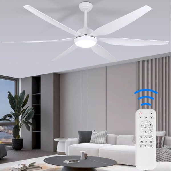 65 Inch Ceiling Fan with Lights and Remote