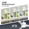 Classic 52in Wood Ceiling Fans with lights and Remote